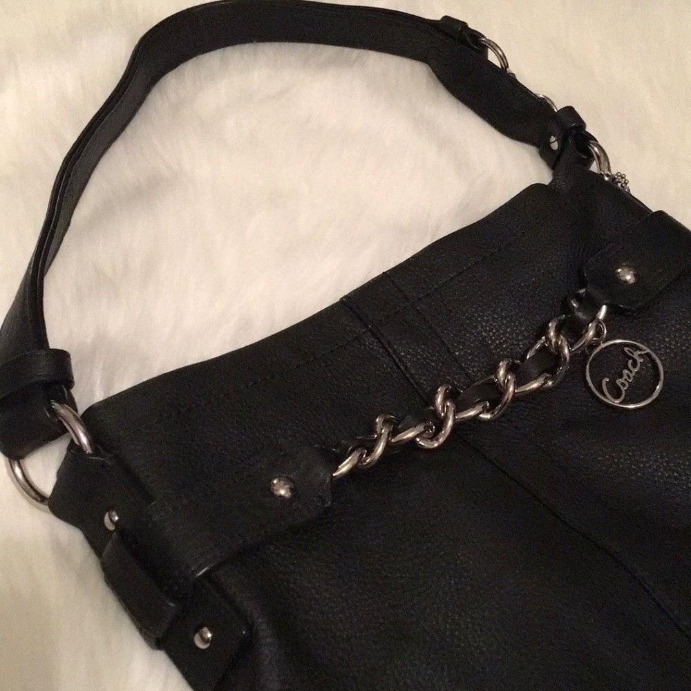 Authentic Coach Leather Mini Handbag